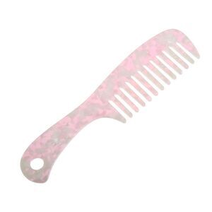 1 Pc Hair Detangling Comb Wide Tooth for Hair Care Pink